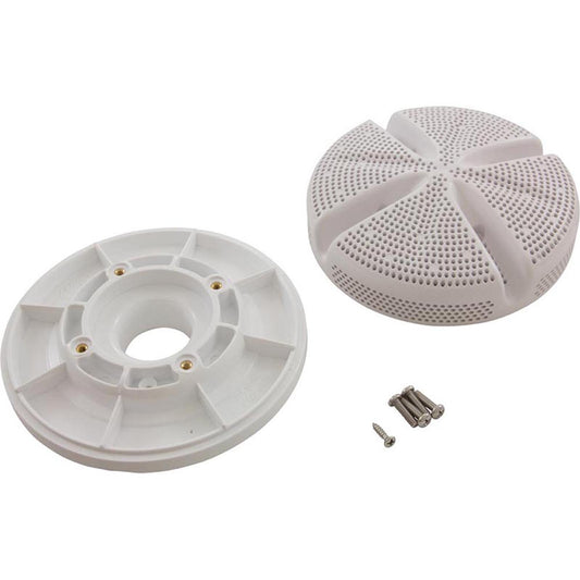 6" Ultra Suction, 1.5"Thrd, White