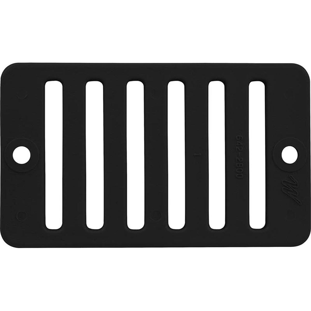 2"X4" Deck/Gutter Drain Grate - Black