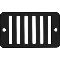 2"X4" Deck/Gutter Drain Grate - Black
