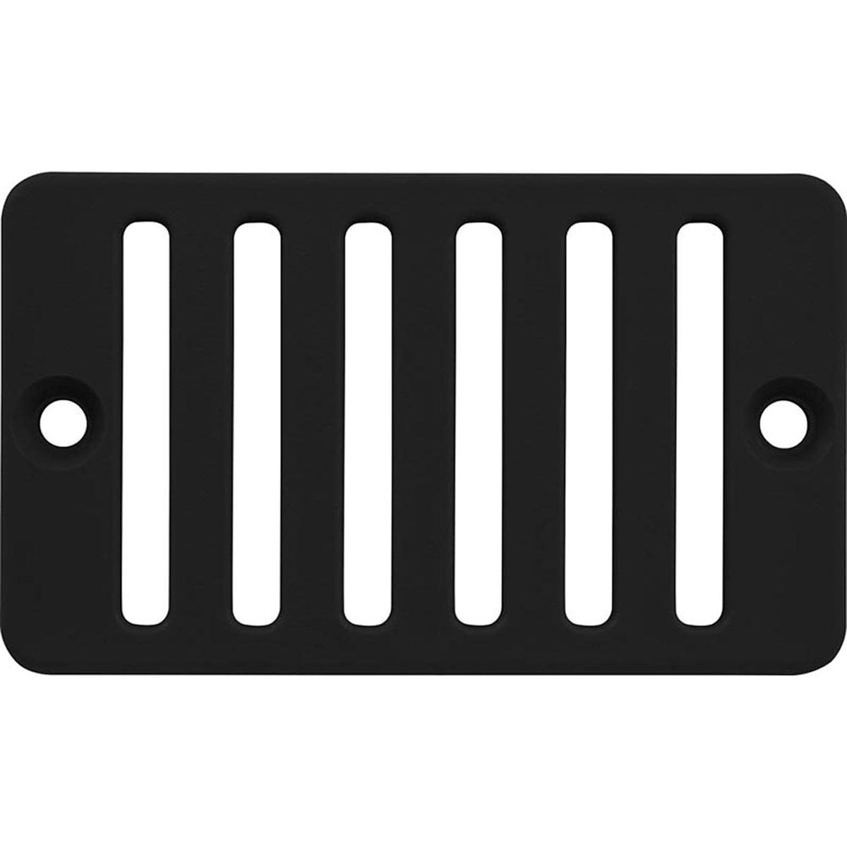 2"X4" Deck/Gutter Drain Grate - Black