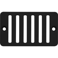 2"X4" Deck/Gutter Drain Grate - Black