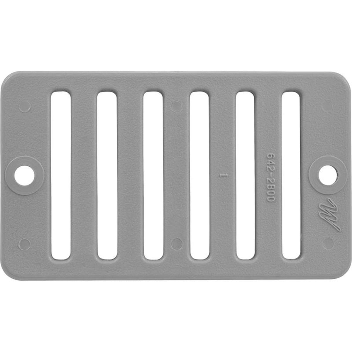 2"X4" Deck/Gutter Drain Grate-Gray