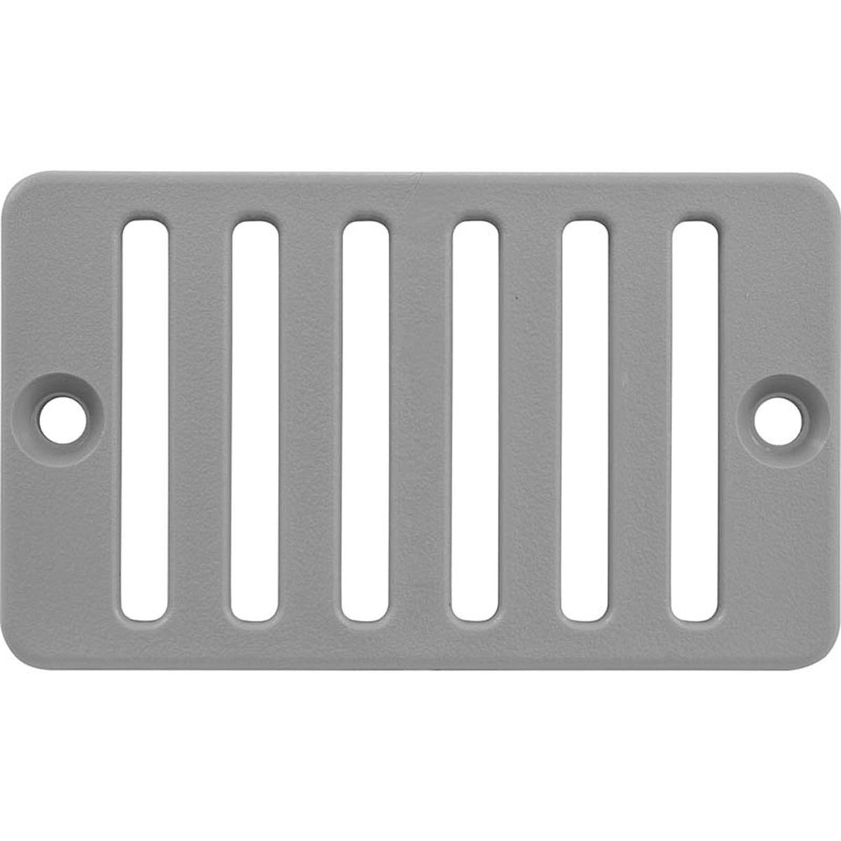 2"X4" Deck/Gutter Drain Grate-Gray