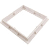 Frame Grate, Waterway 9" X 9", White