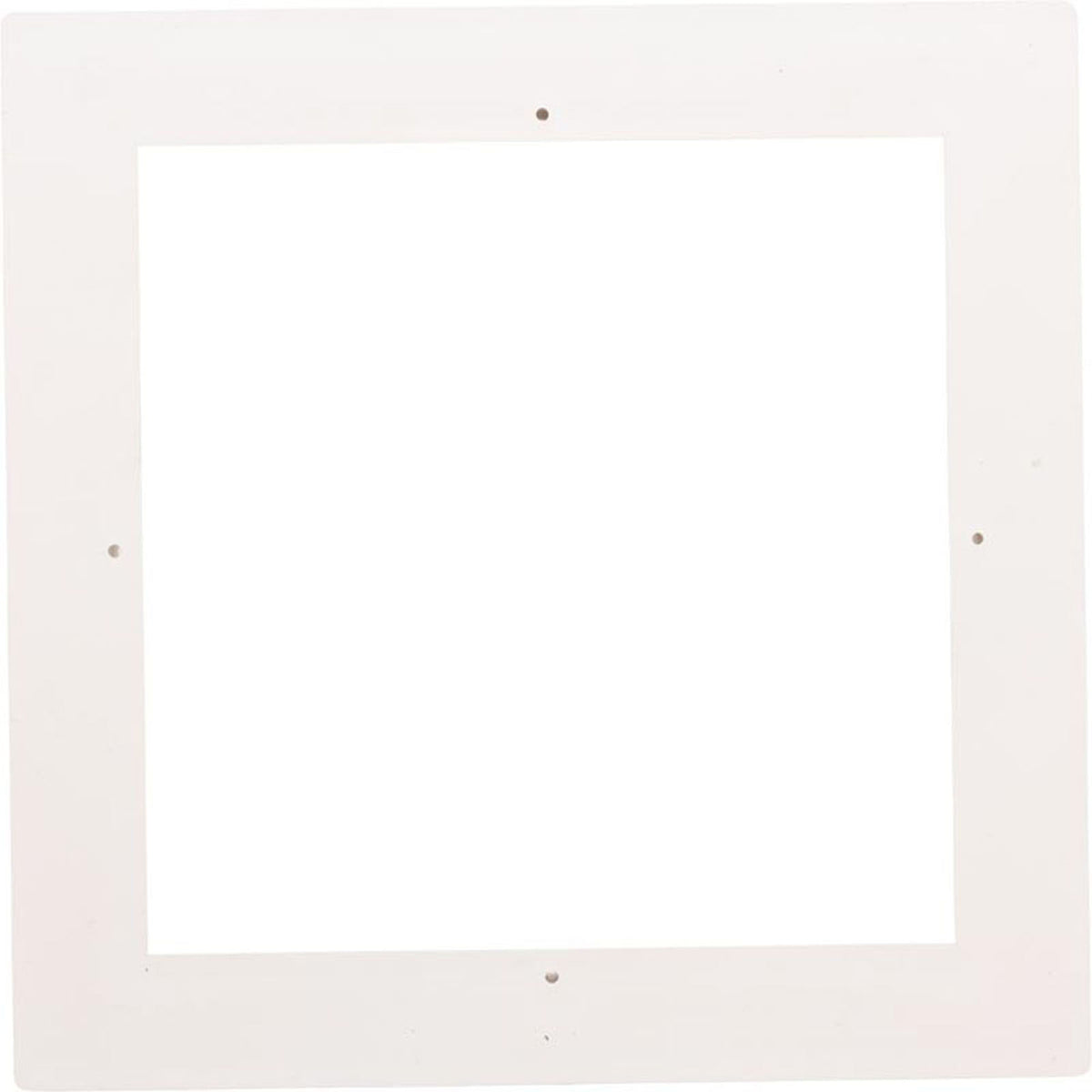 Frame Grate, Waterway 9" X 9", White