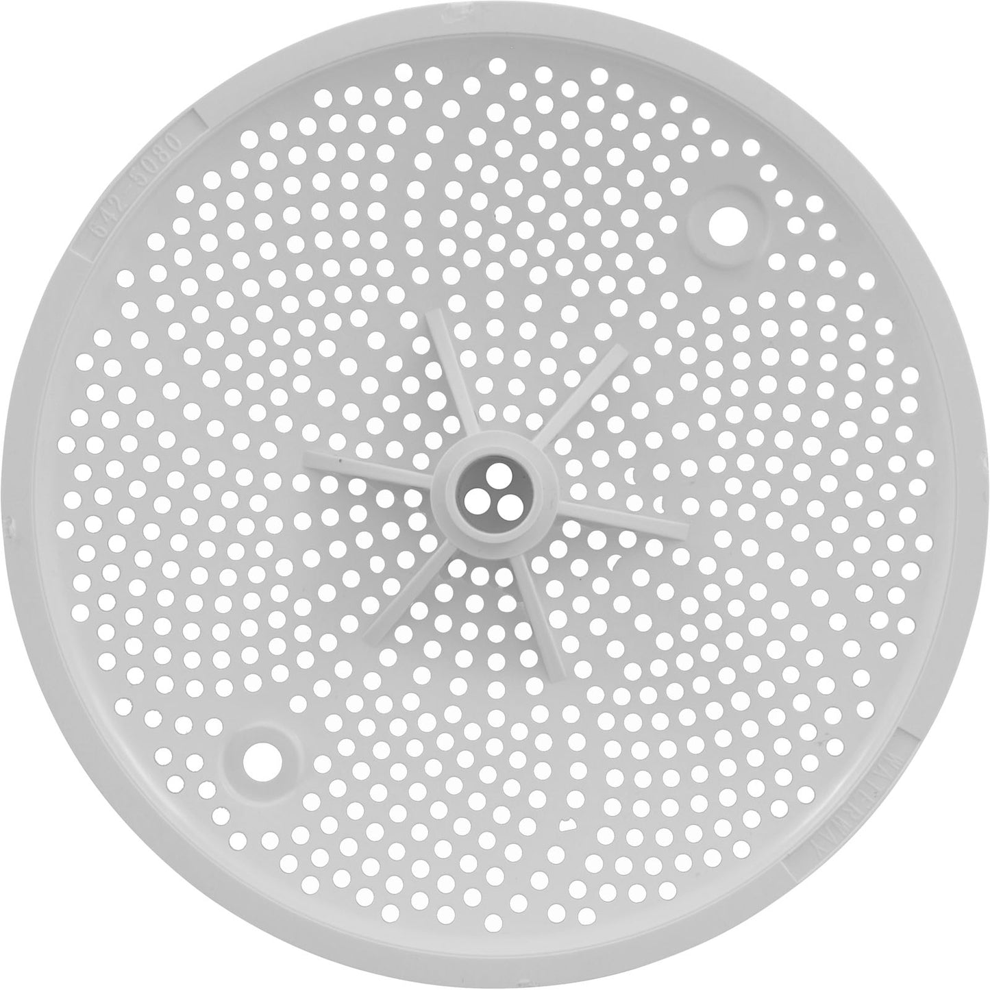 Tapa de succión de seguridad CF blanca