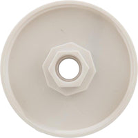 Knob, Waterway, F.A.S., 1" Scalloped, White