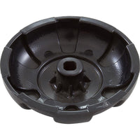 Knob - 6 Spoke Design 1" Air Control - Blk
