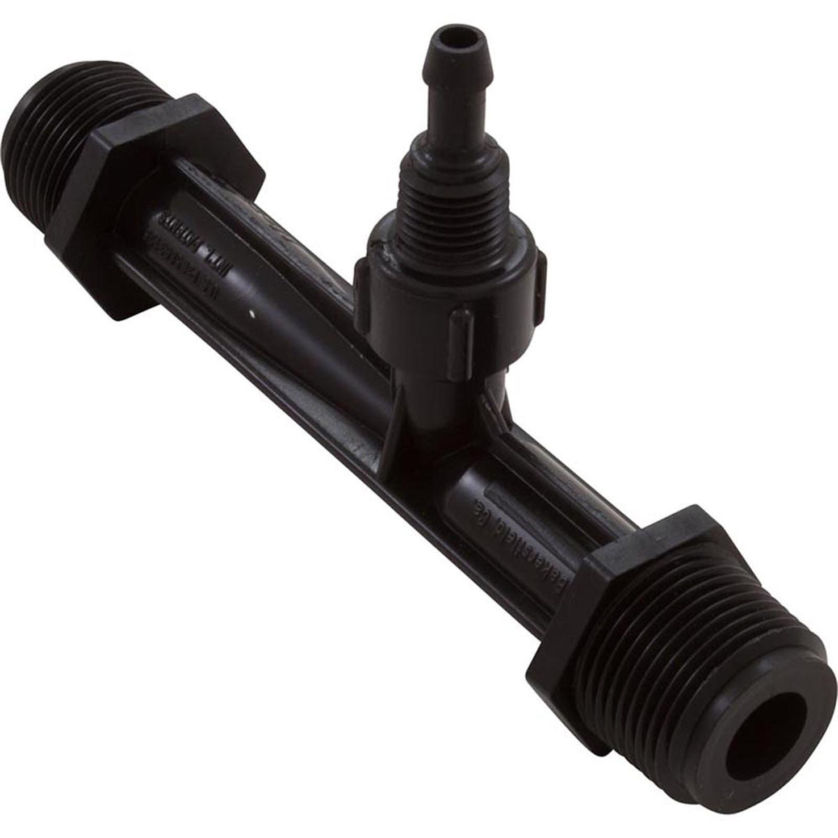 Injector Only, 3/4" Npt, #584 Black Kynar, W/O Check Valve