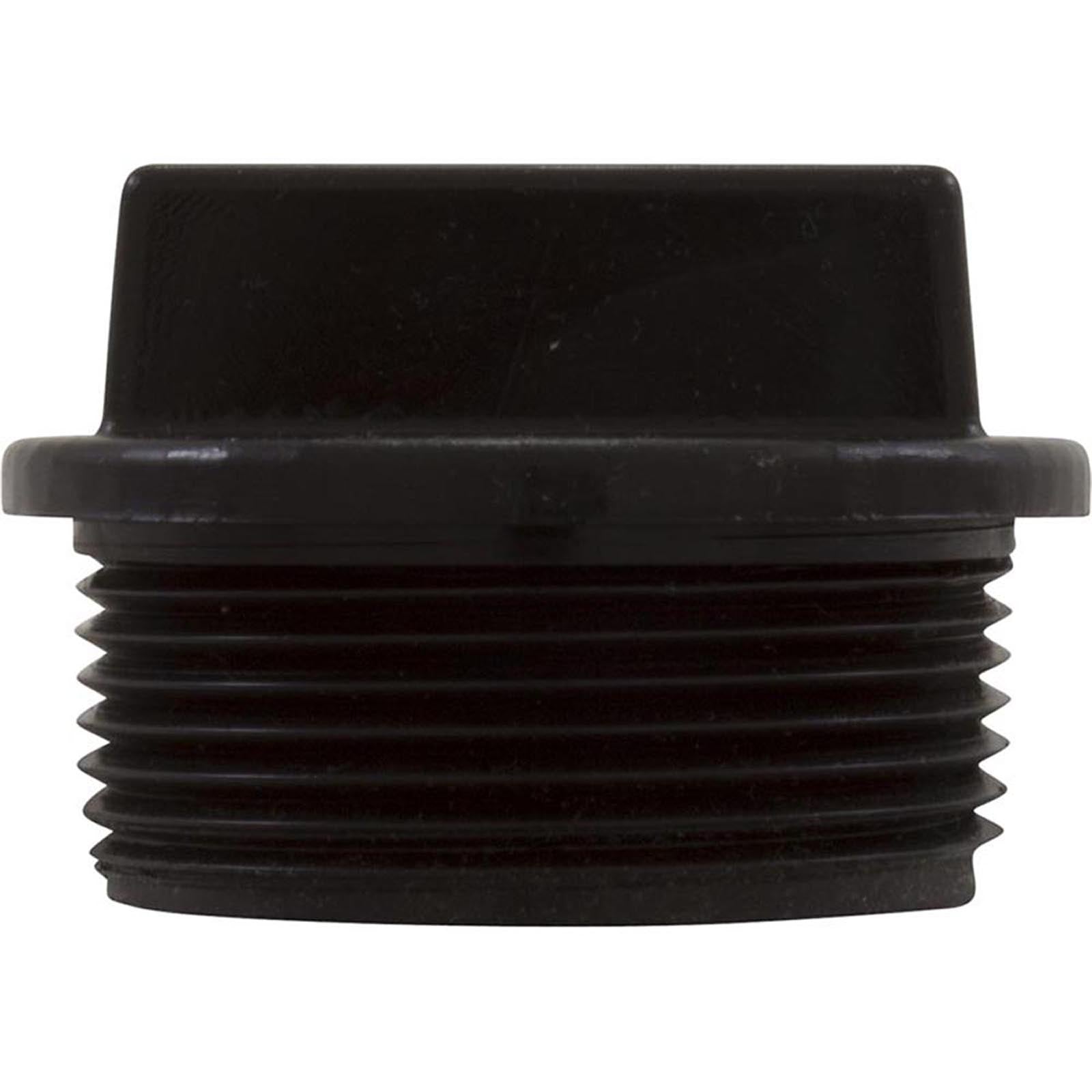 Universal Plug 1 1/2" Mpt W/ O Ring Groove - Black