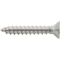 Tornillo de cabeza plana tipo A de acero inoxidable 316 de 1" y n.° 8