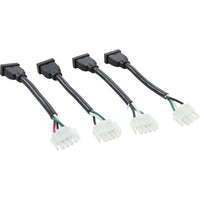 Cable Kit Adaptor Amp-M To JJM-F 6In