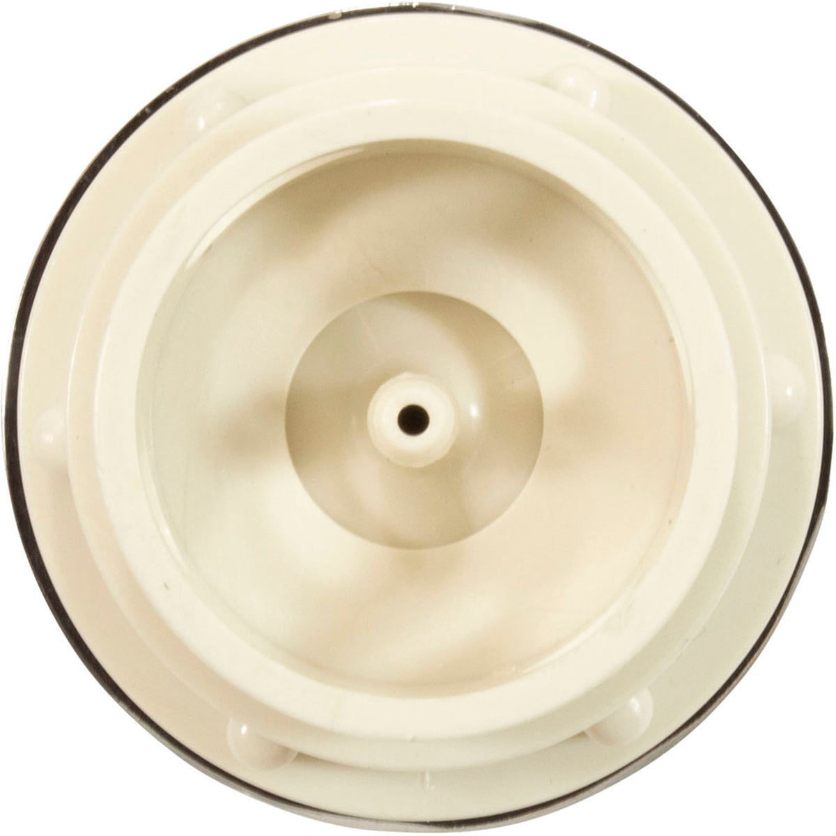 Air Button Assembly 1-3/4" X 2-7/8" W/Nut, Chrome