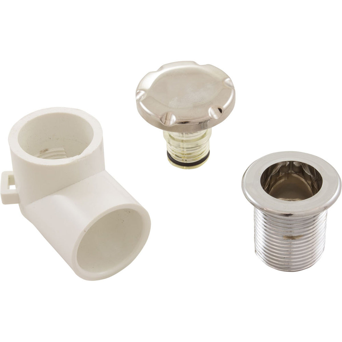 A/C Knob Assembly, Futura, Scallop, Chrome