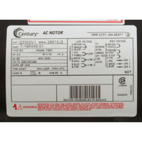 Motor, Cent, 3Hp, 208-230/460V, 3Ph, 1-SP, Sf1.15, 56Yfr 3450Rpm