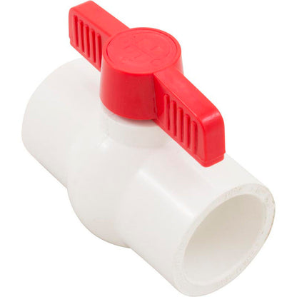 1 1/2" Pvc Compact Ball Vlvsoc Epdm Tpv White
