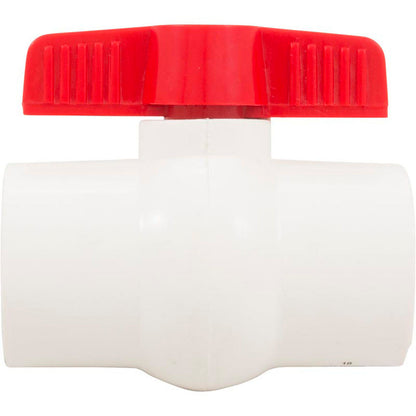 1 1/2" Pvc Compact Ball Vlvsoc Epdm Tpv White