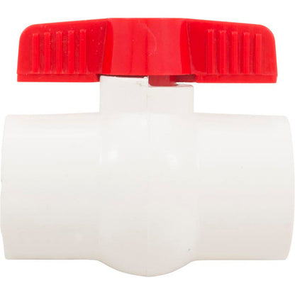 1 1/2" Pvc Compact Ball Vlvsoc Epdm Tpv White