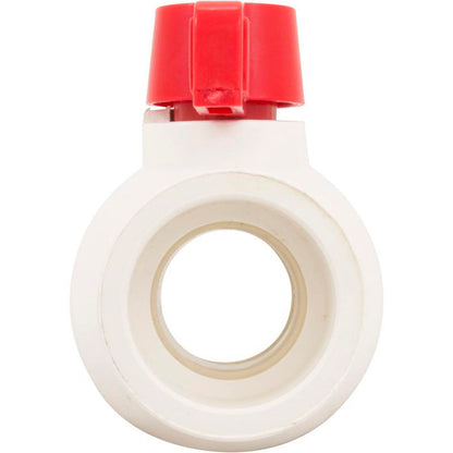 1 1/2" Pvc Compact Ball Vlvsoc Epdm Tpv White