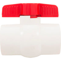 2" Pvc Compact Ball Valve Soc Epdm Tpv White