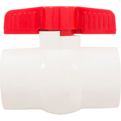 2" Pvc Compact Ball Valve Soc Epdm Tpv White