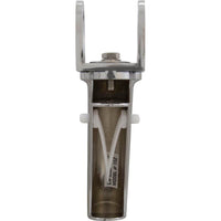 Mango giratorio n.° 152 a granel, a presión, con metal cromado, cantidad 1