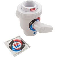 Cyc Ball Valve, 4-Port 1-1/2"Fip