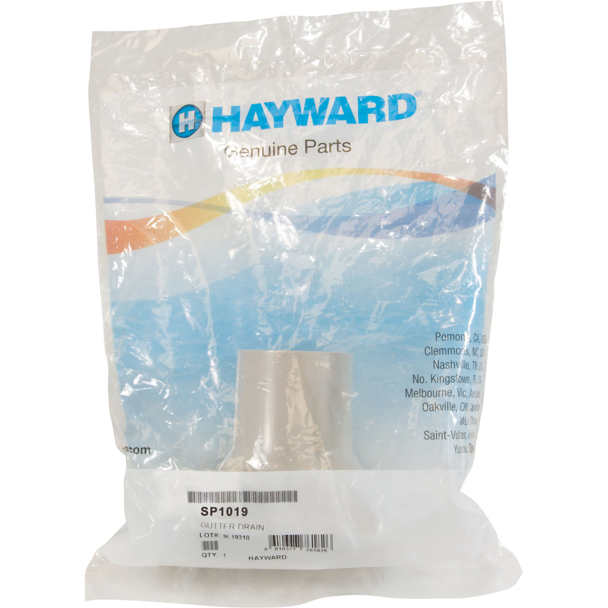 SP1019 Hayward Gutter Drain White