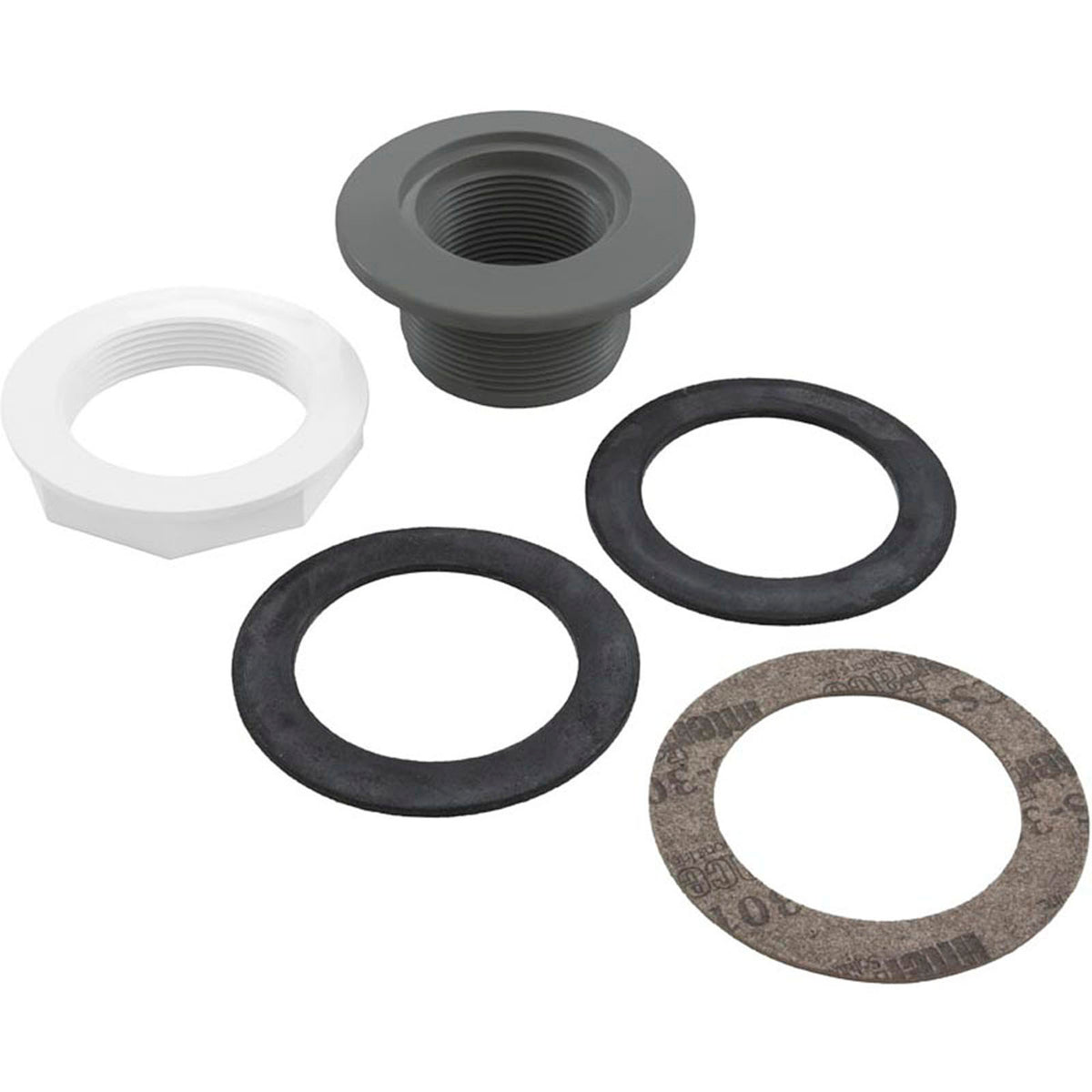 Locknut Fitting, D-Gray