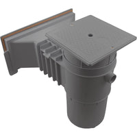 Wide Track Auto-Skim D Gray-Flush Mount-