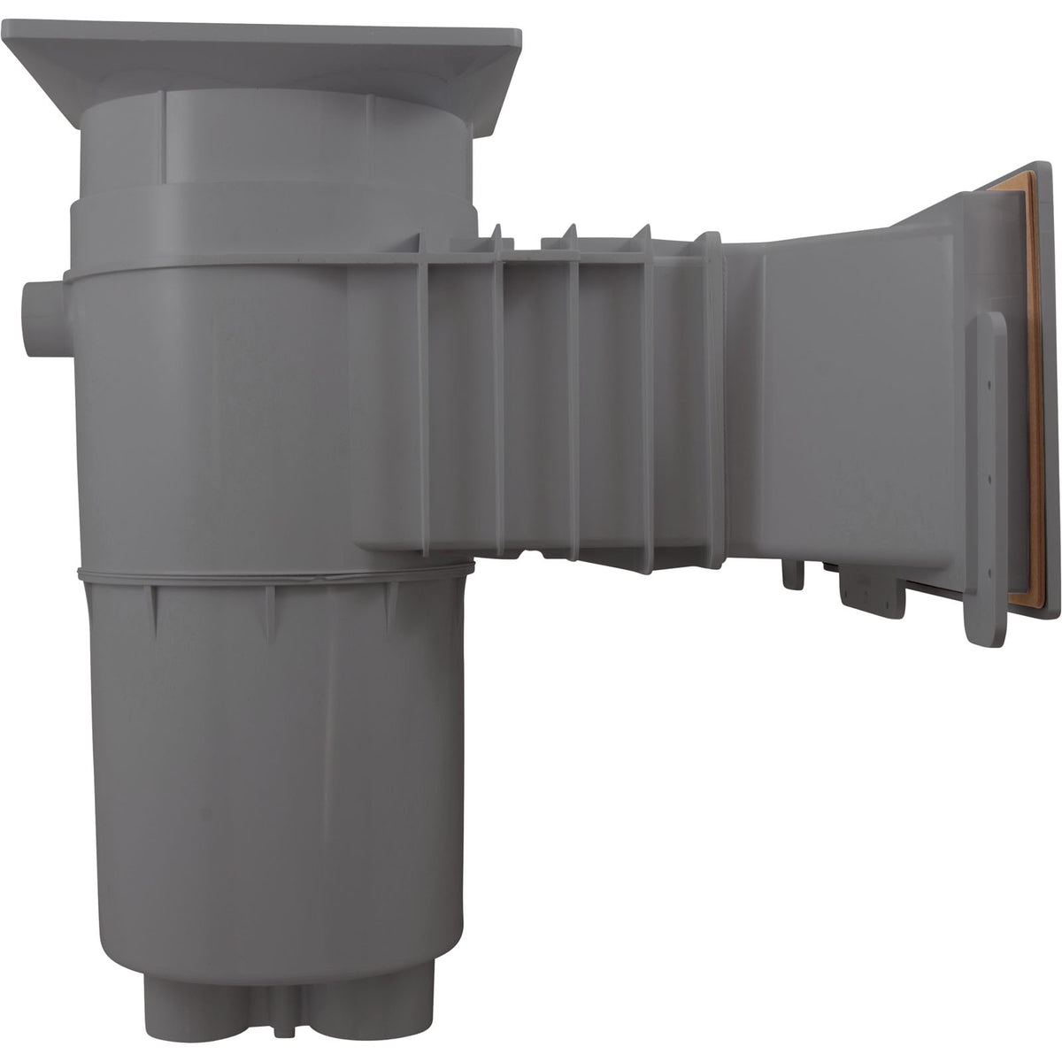 Wide Track Auto-Skim D Gray-Flush Mount-