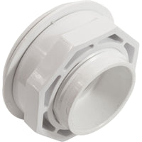 Inlet Fitting, 2"s, PVC, For Vinyl, w/ Face Plate