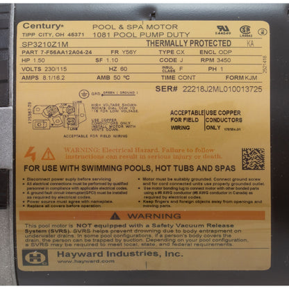 Power End-1 1/2 Hp, Tristar, Maxrate