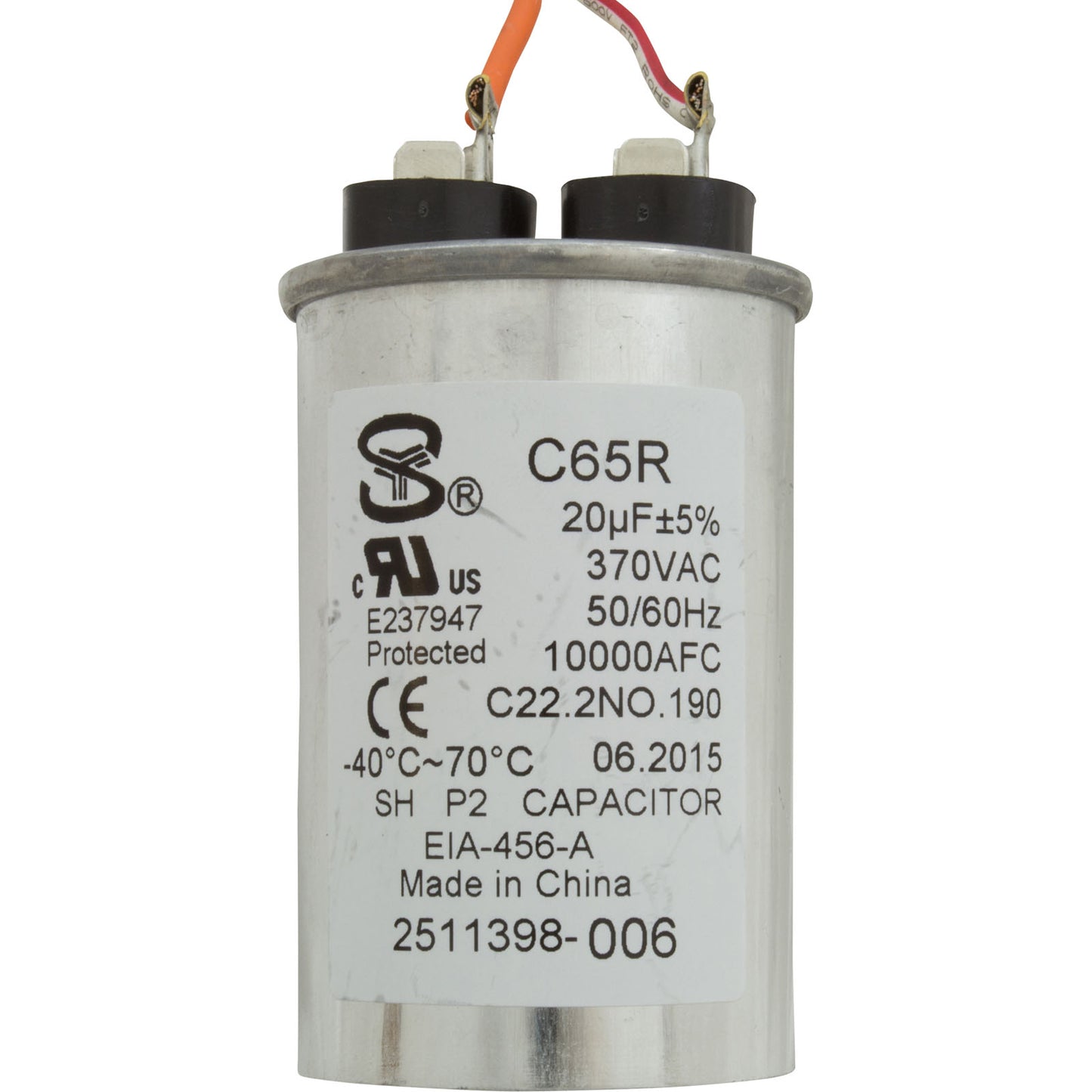 Motor, Cent, 2Hp, 230V, 1-SP, Sf1.1, 48Yfr