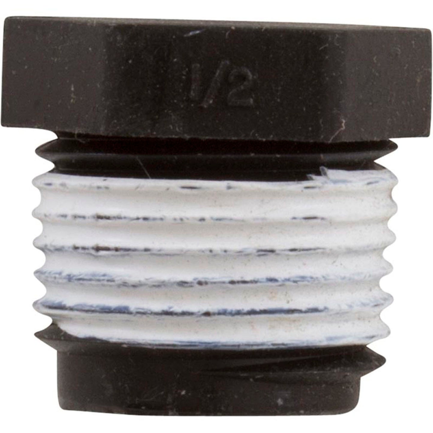 Tapón, tubo de 1/2" con cinta adhesiva