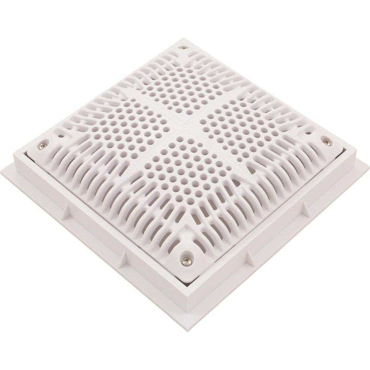 Frame & Cover 9" Sq High Flow 2 Pak