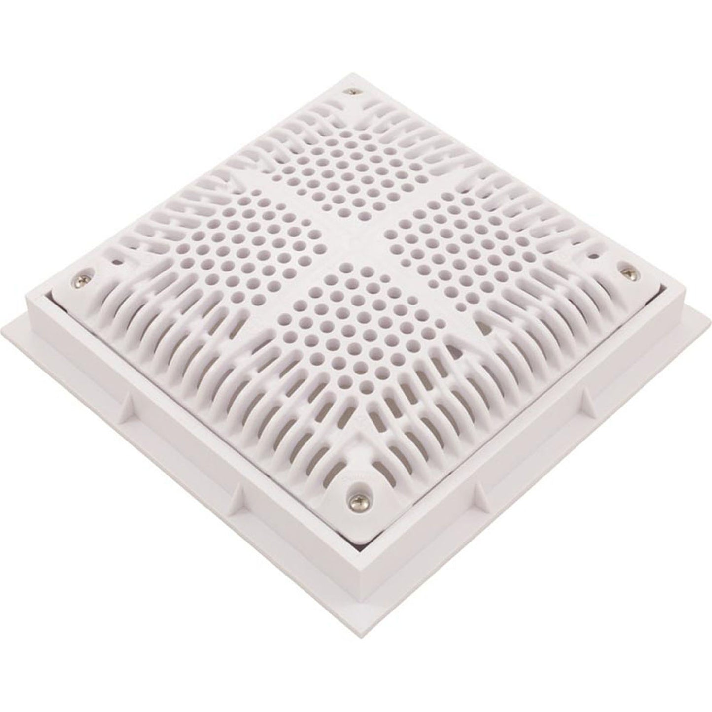 Frame & Cover 9" Sq High Flow 2 Pak