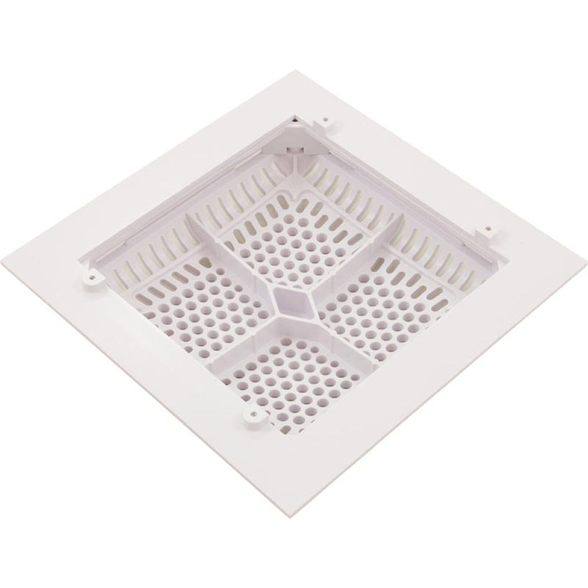 Frame & Cover 9" Sq High Flow 2 Pak