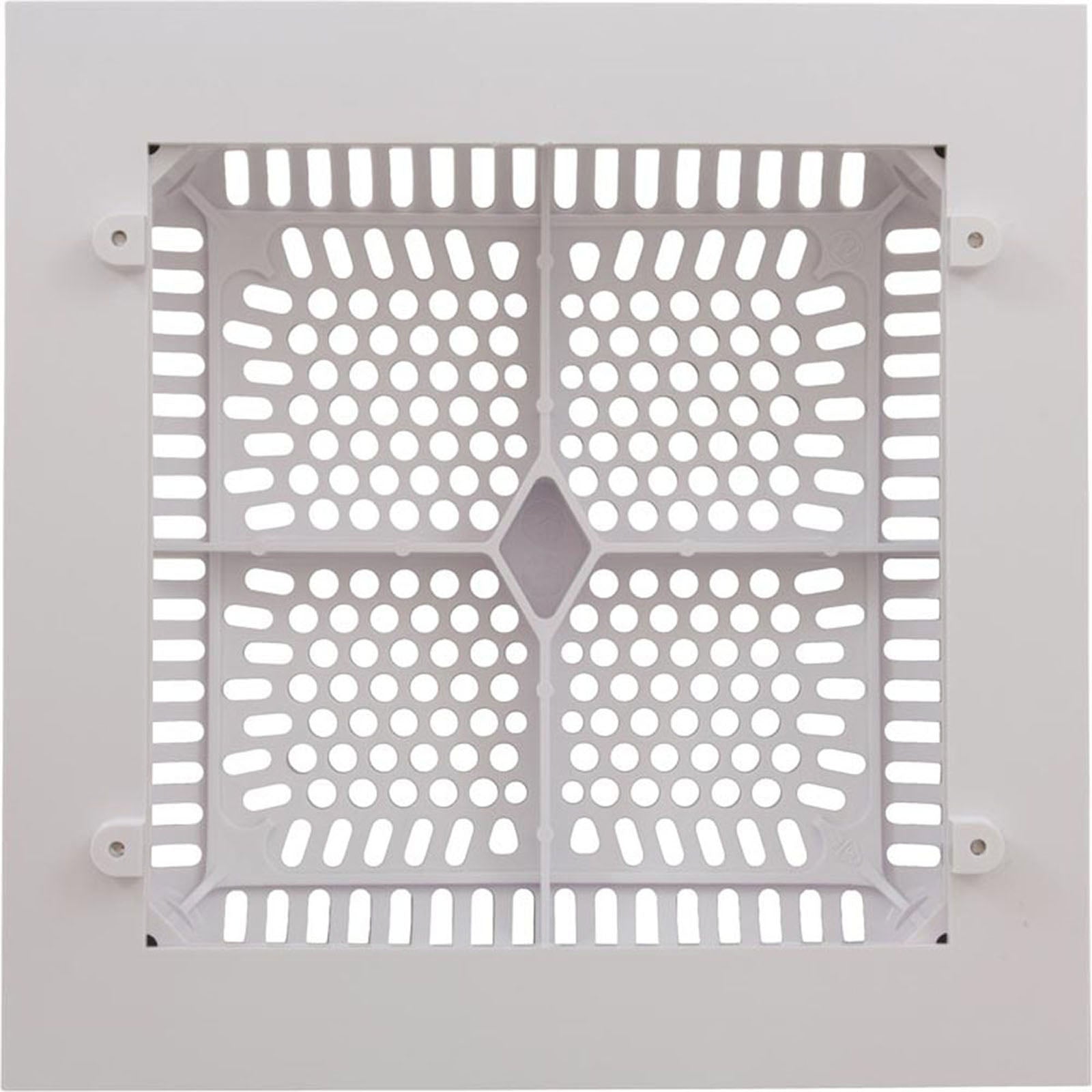 Frame & Cover 9" Sq High Flow 2 Pak
