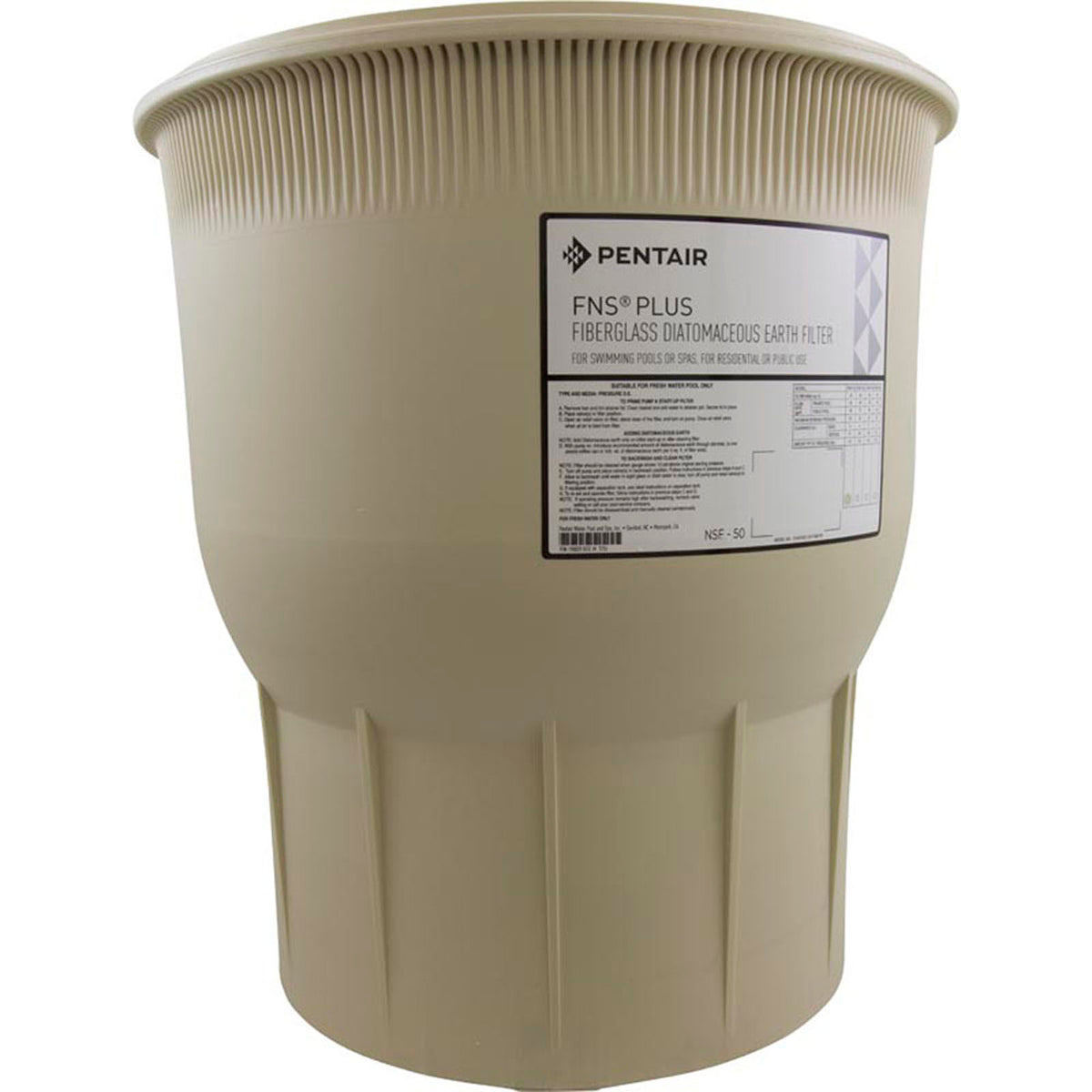 Tank Body, Pentair PacFab FNS, 24 sqft