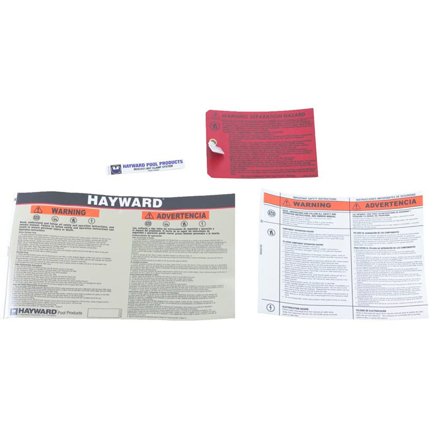 Label Pack, Hayward Pro-Grid/Swim-Clear