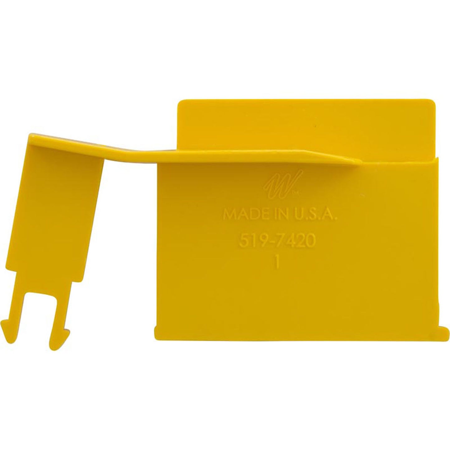 Lock Tab, Waterway Clearwater II, Yellow, Extended Arms