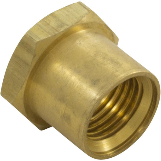 Insert Nut, Anthony Apollo DE Filter Shaft, 0.5", Brass