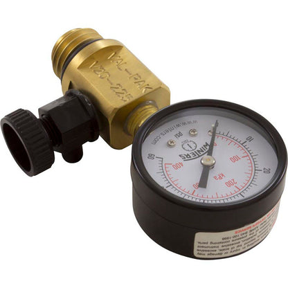Pressure Gauge/Air Relief, FNS Plus, Val-Pak, Generic