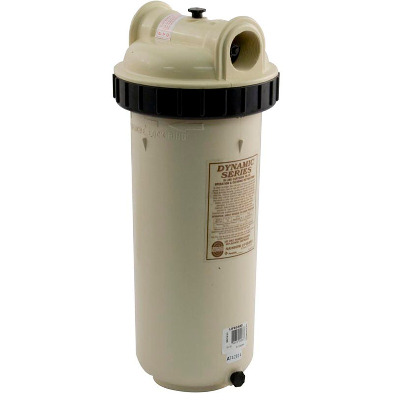 Cartridge Filter, Pentair Rainbow RDC-50, Inline, 1-1/2"fpt