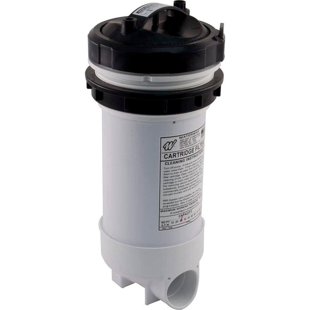 Cartridge Filter, Waterway Top Load, 25 sqft, 2" Slip
