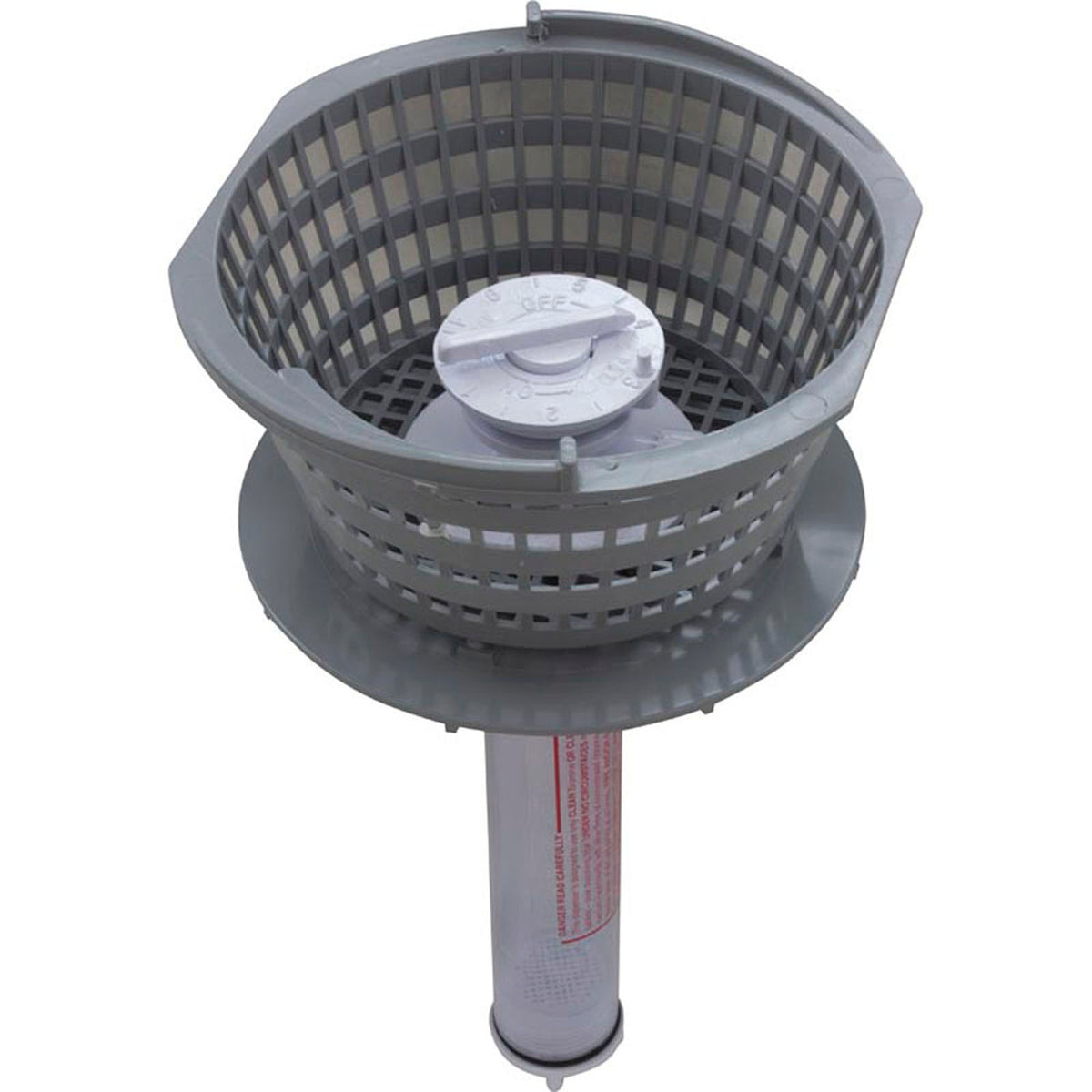 Lily Chemical Dispenser, Pentair Dynamic IV,w/ Basket,Dark Gray