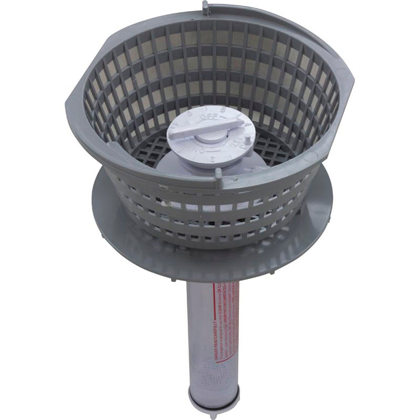 Lily Chemical Dispenser, Pentair Dynamic IV,w/ Basket,Dark Gray