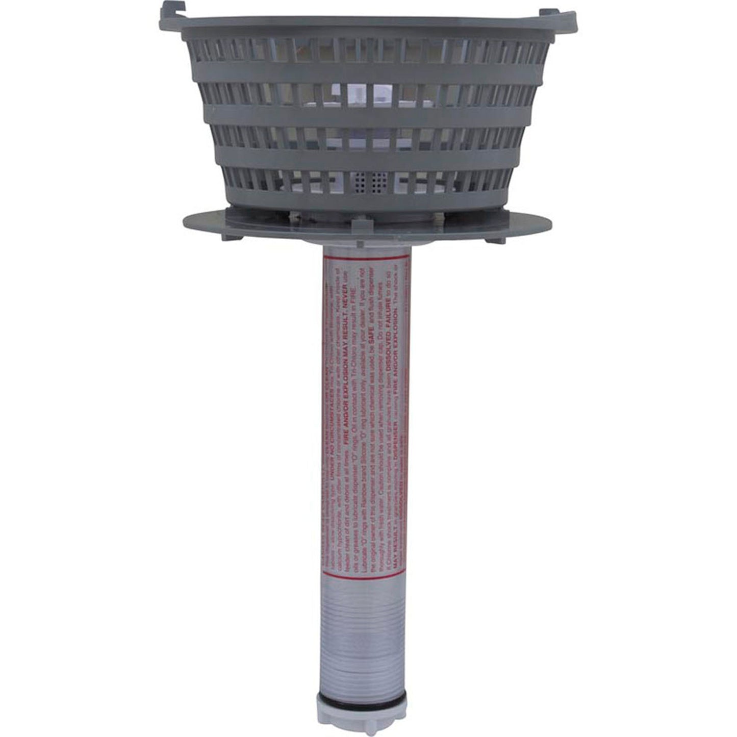 Lily Chemical Dispenser, Pentair Dynamic IV,w/ Basket,Dark Gray