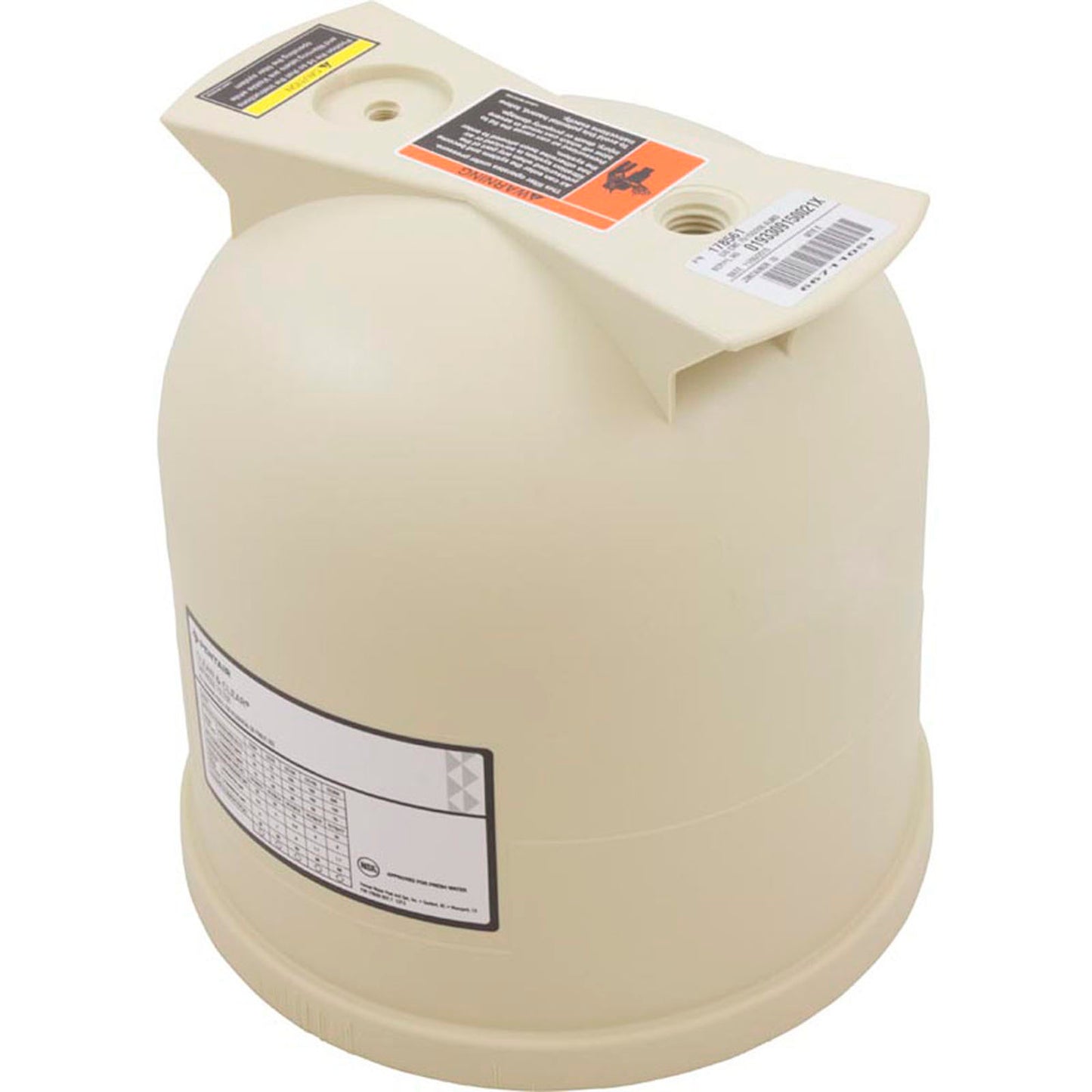 Tank Lid, Pent Am Prod CLN/CLR 75/150/200, Almond